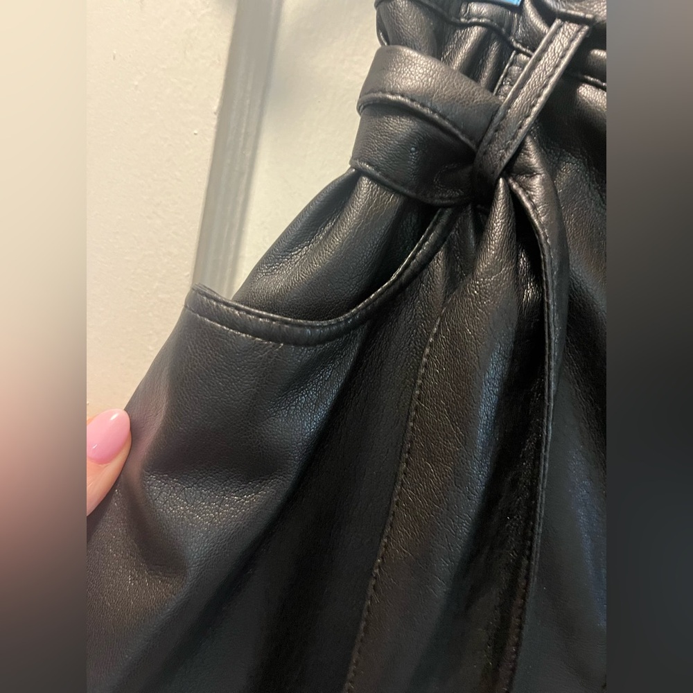 NANUSHKA Vegan Leather Meda Belted Mini Skirt - Picture 11 of 13